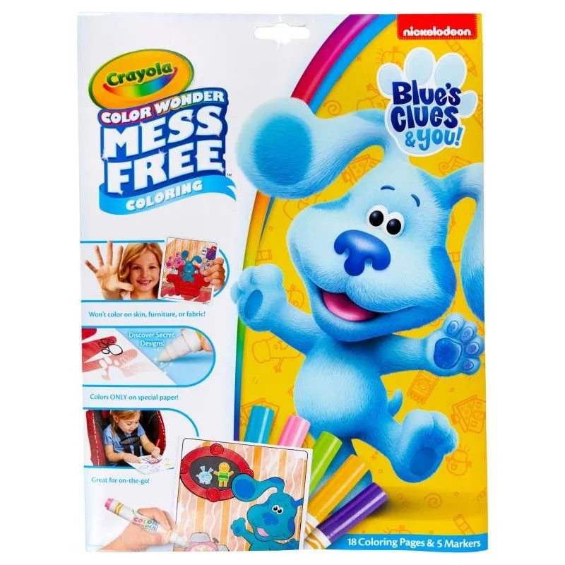 Crayola Colour Wonder Mess Free Blue'S Clues & You