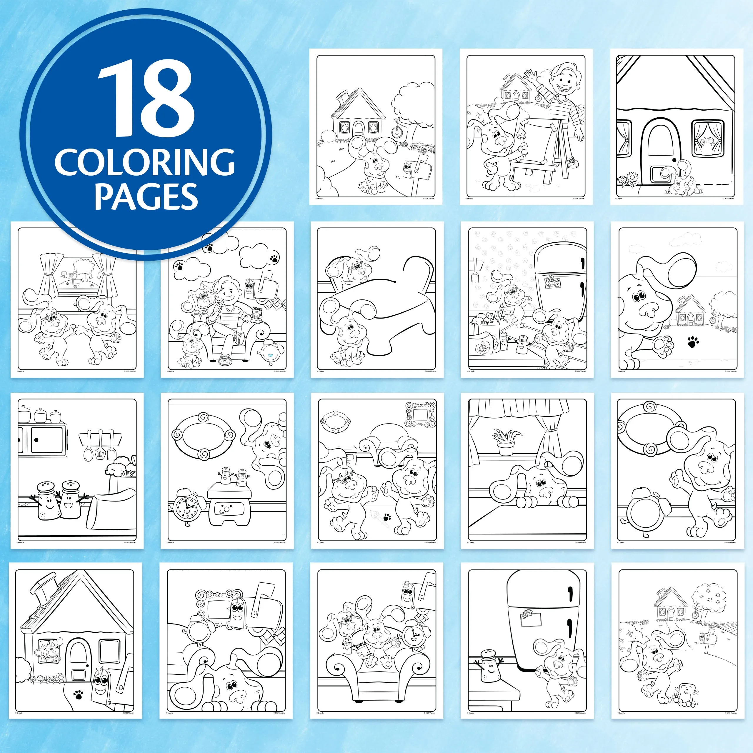 Crayola Colour Wonder Mess Free Blue'S Clues & You