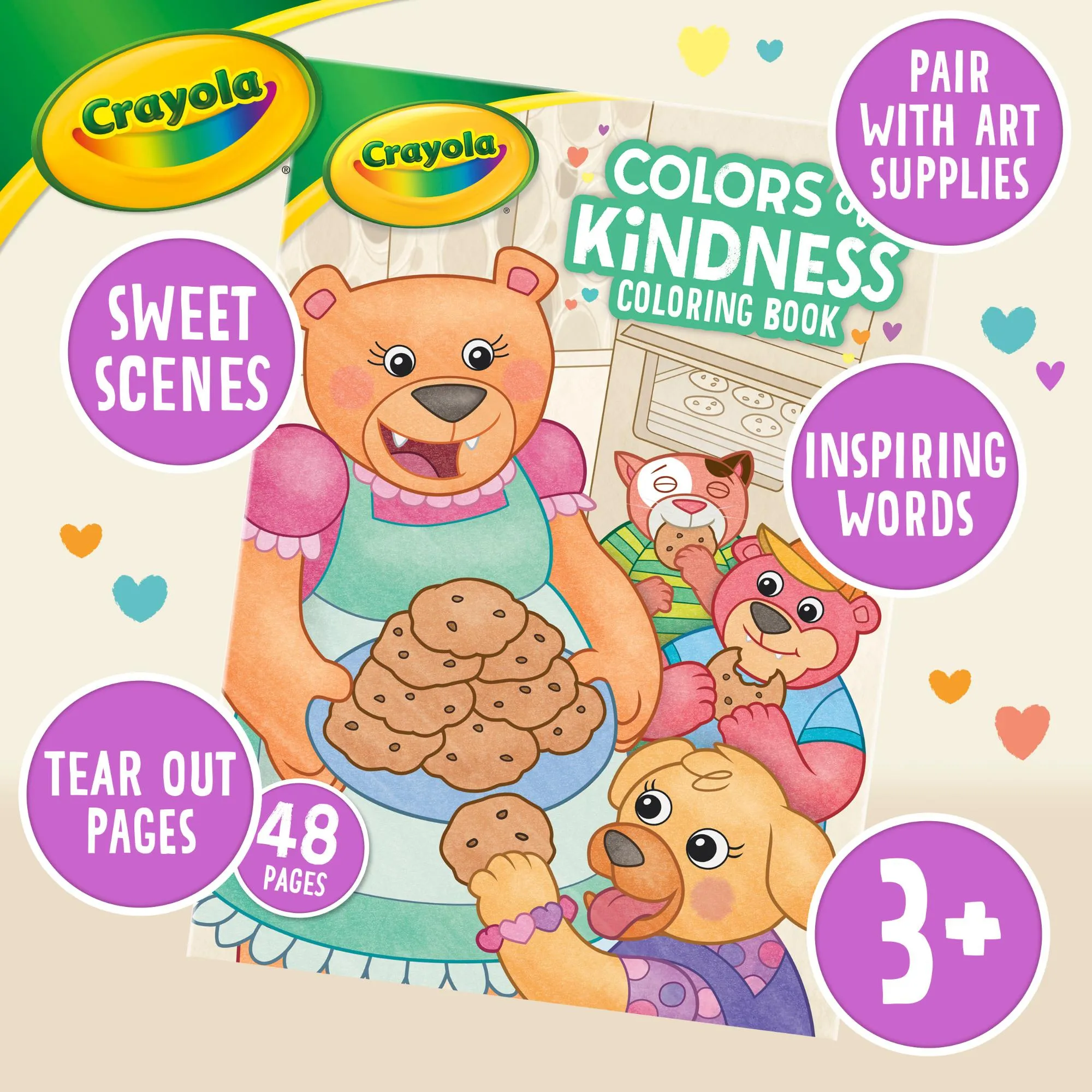 Crayola Colours Of Kindness 48 Page Colouring Book