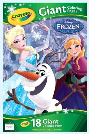 CRAYOLA DISNEY FROZEN GIANT COLORING PAGES