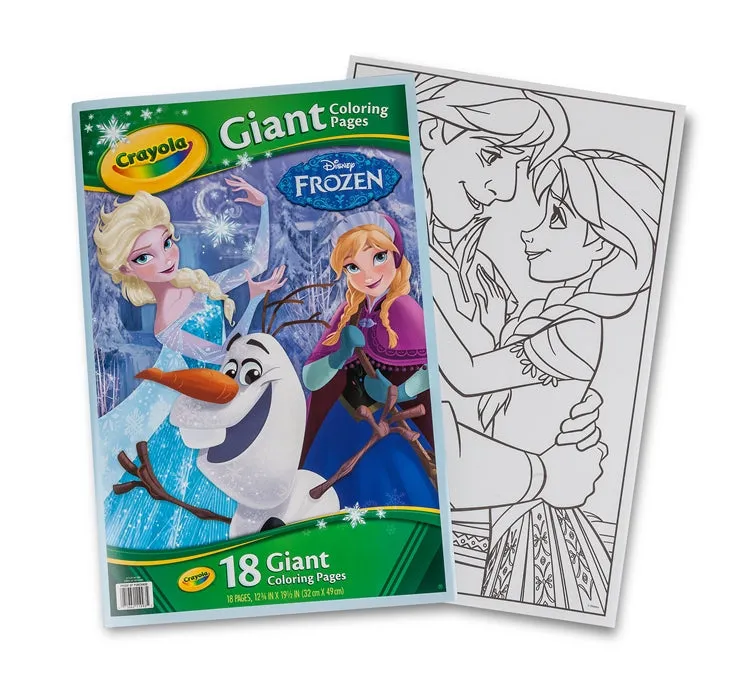 CRAYOLA DISNEY FROZEN GIANT COLORING PAGES