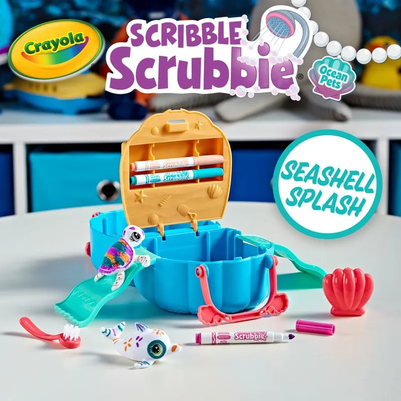 Crayola Scribble Scrubbie Seashell Splash Kit