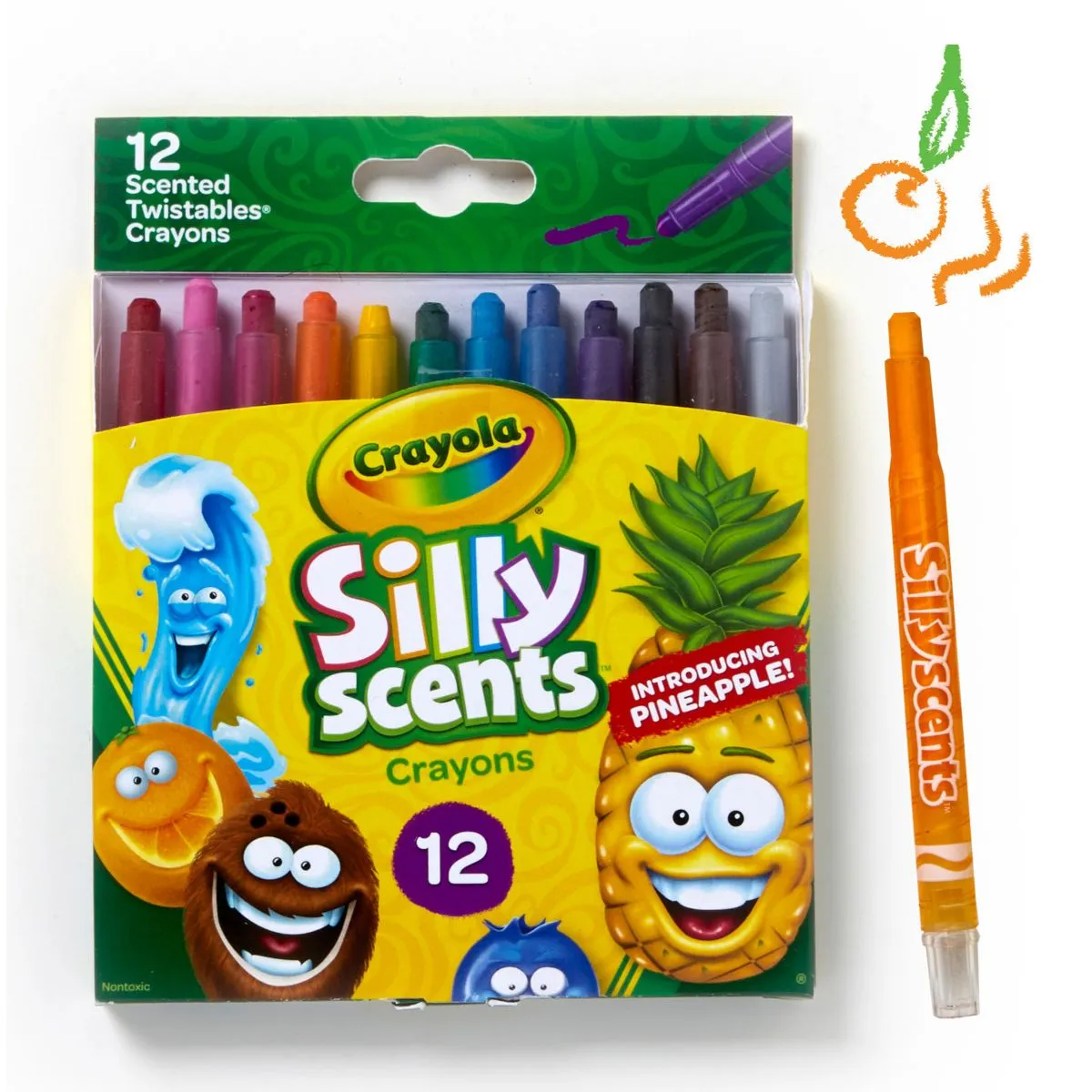 Crayola Silly Scents Twistable Crayons 12 Pack