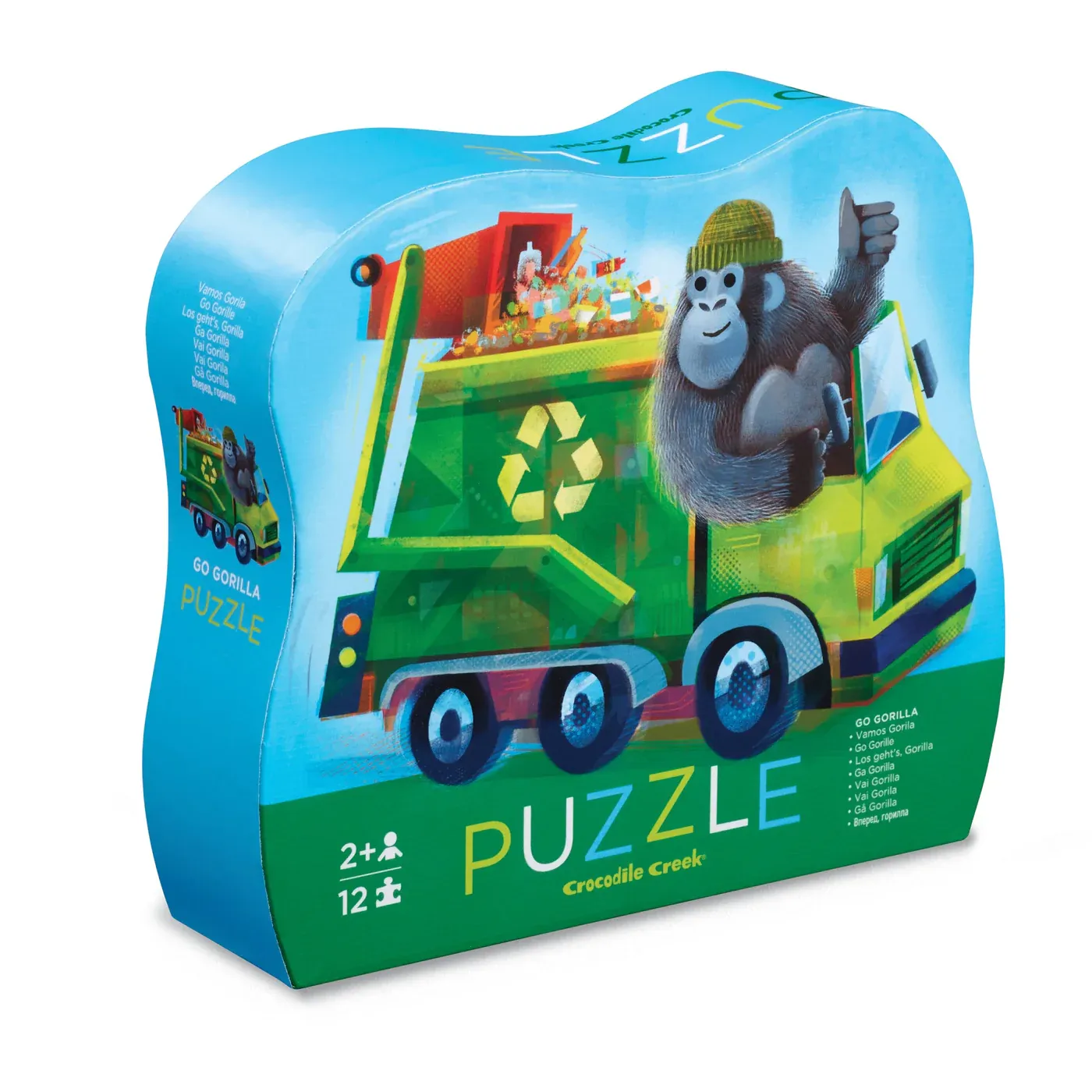 Crocodile Creek 12-Pc Mini Puzzle Go Gorilla