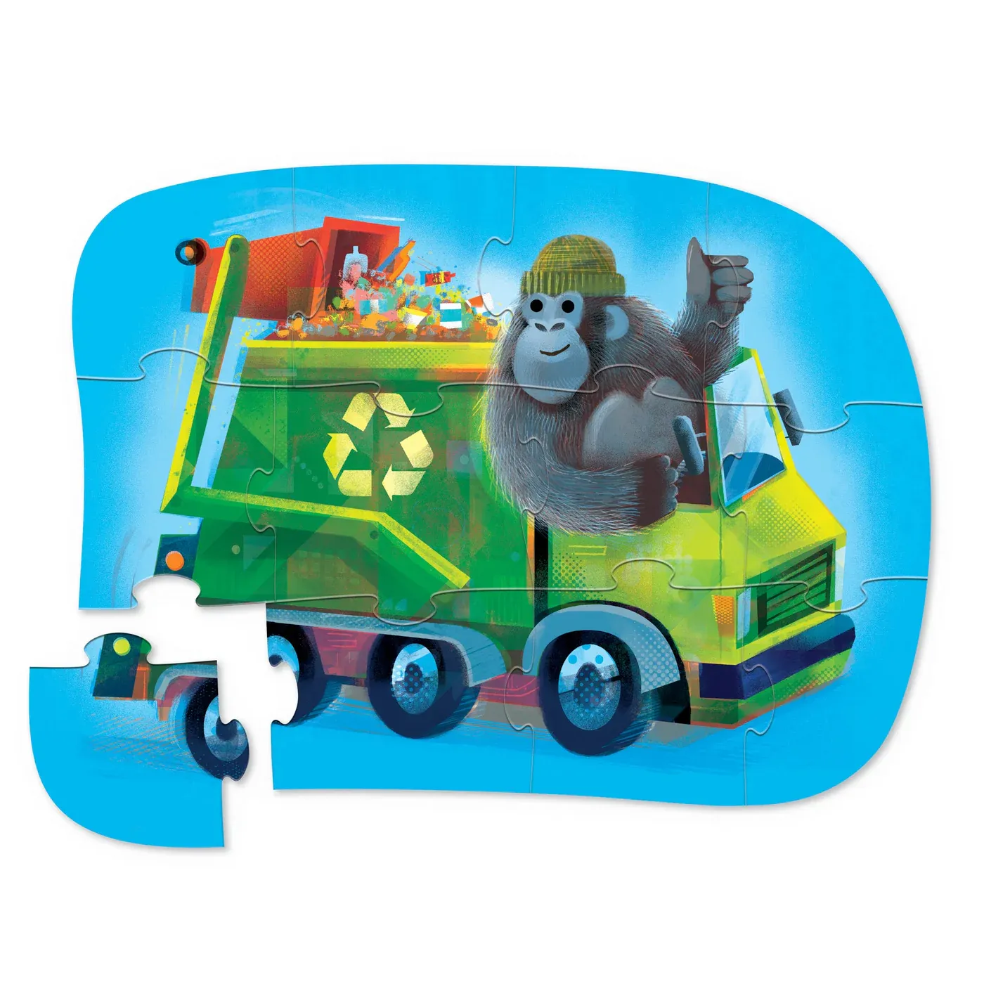 Crocodile Creek 12-Pc Mini Puzzle Go Gorilla
