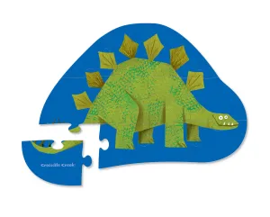 Crocodile Creek 12 Piece Mini Puzzle Stegosaurus