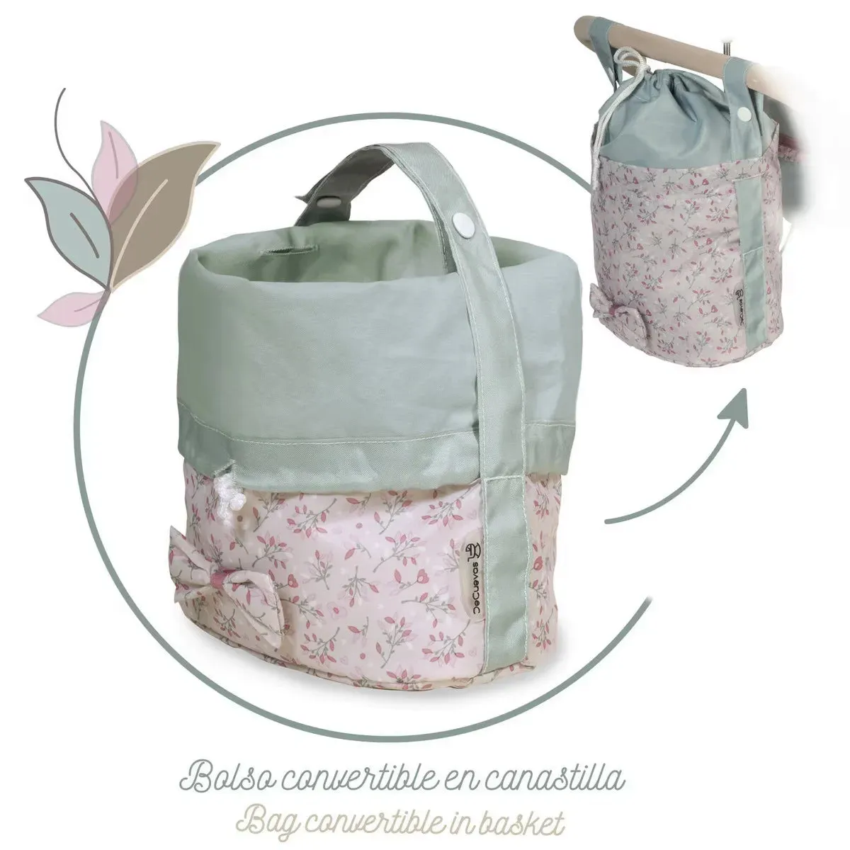 De Cuevas Provenza Collection Folding Dolls Pram