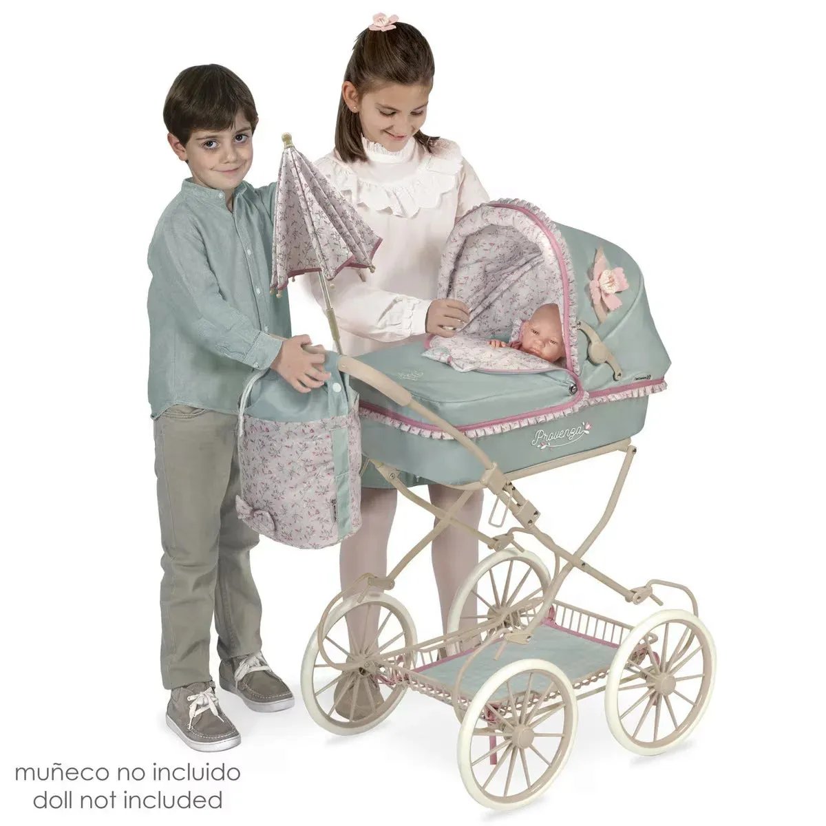 De Cuevas Provenza Collection Folding Dolls Pram