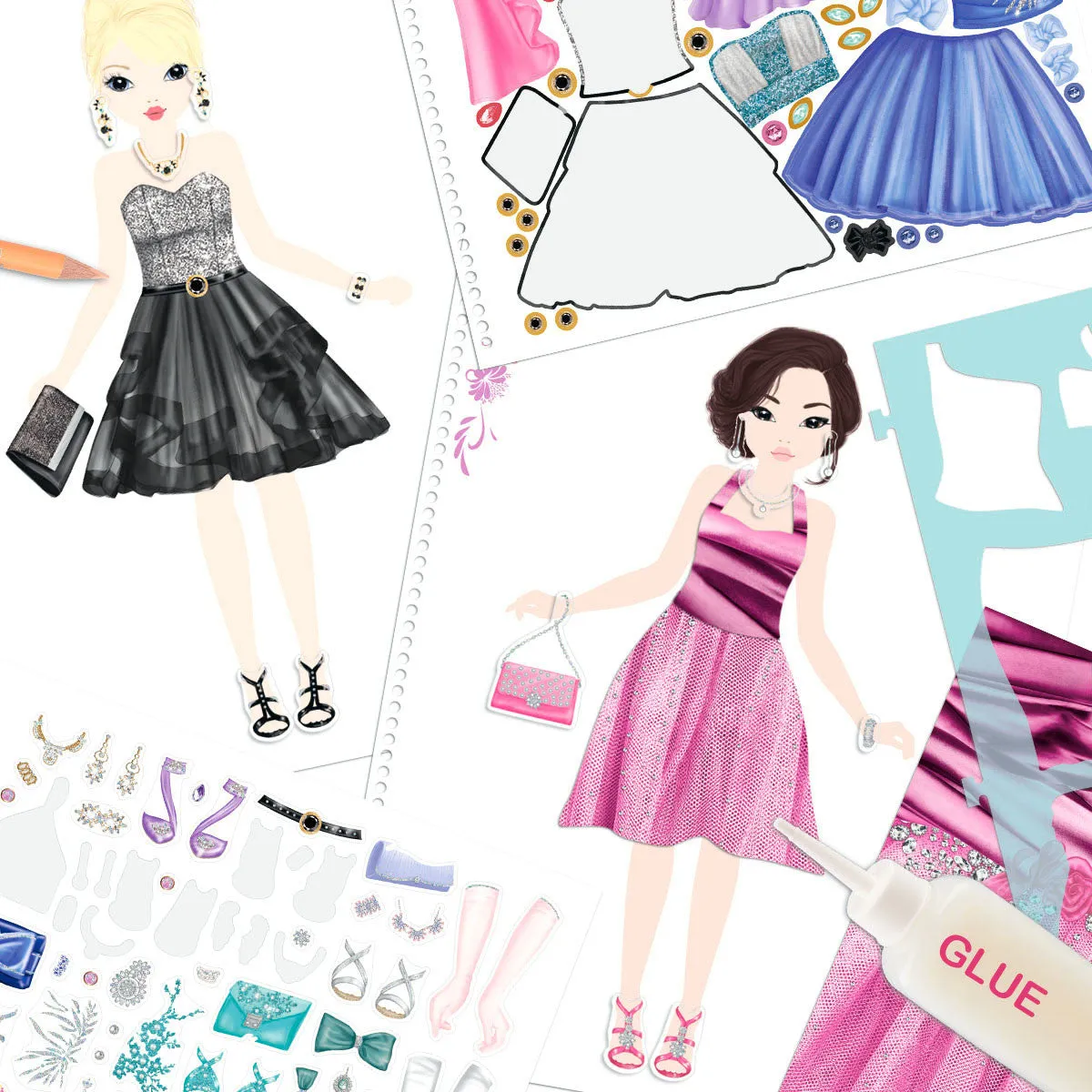 Depesche Create Your Glamour Special Colouring Book