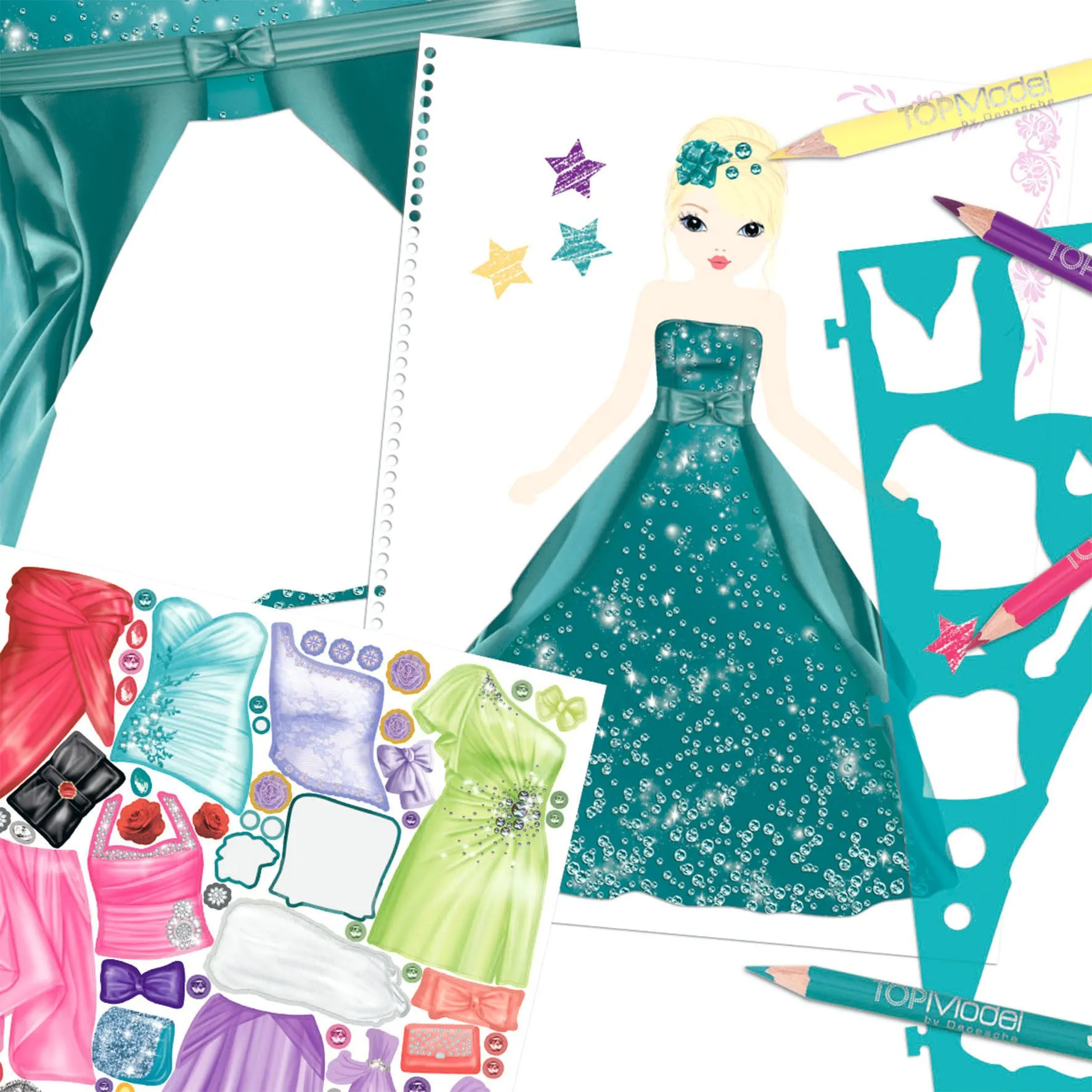 Depesche Create Your Glamour Special Colouring Book