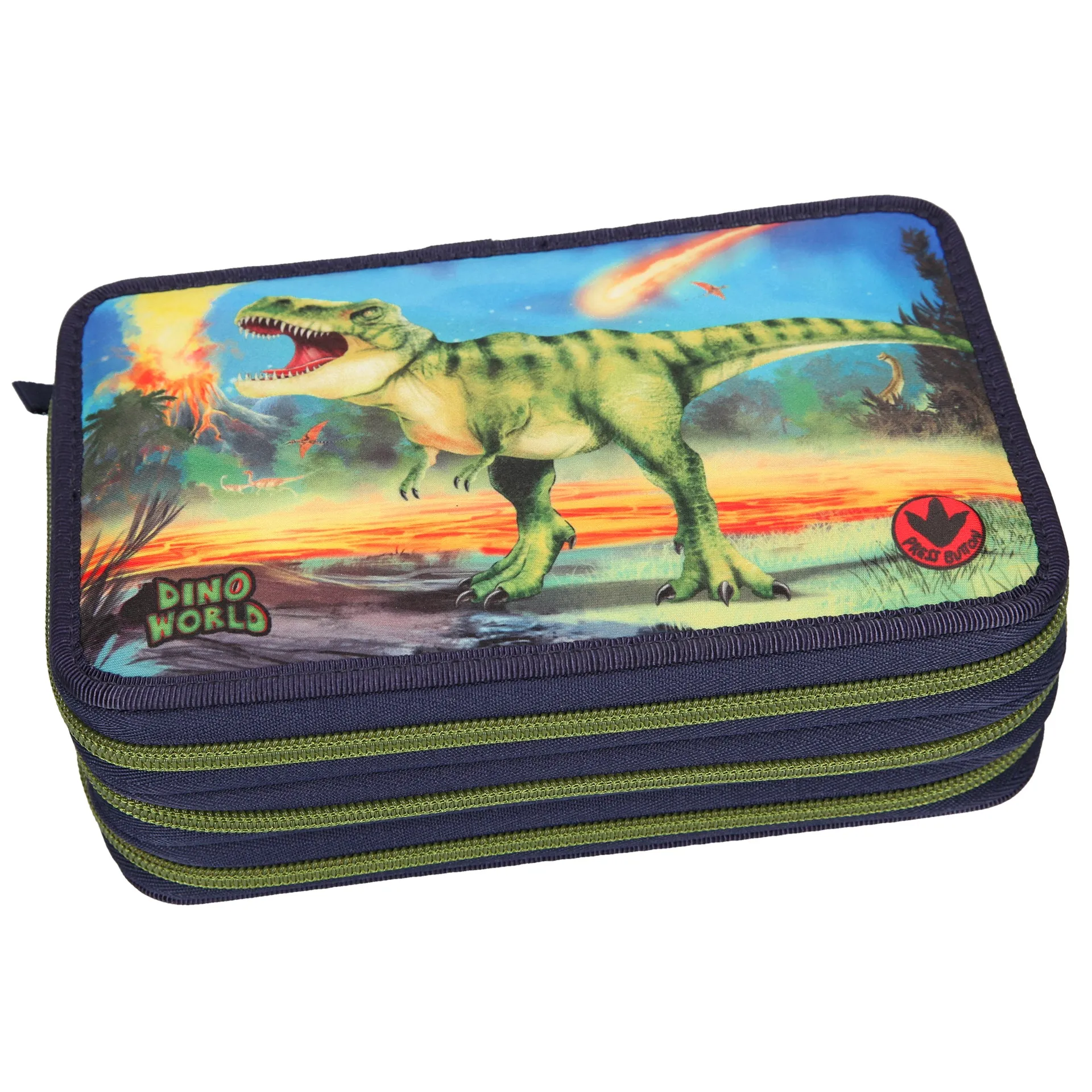 Depesche Dino World Filled Triple Pencil Case