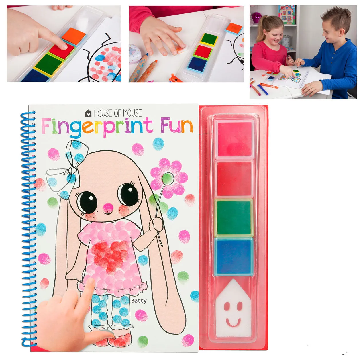 Depesche House of Mouse Fingerprint Fun Colouring Book