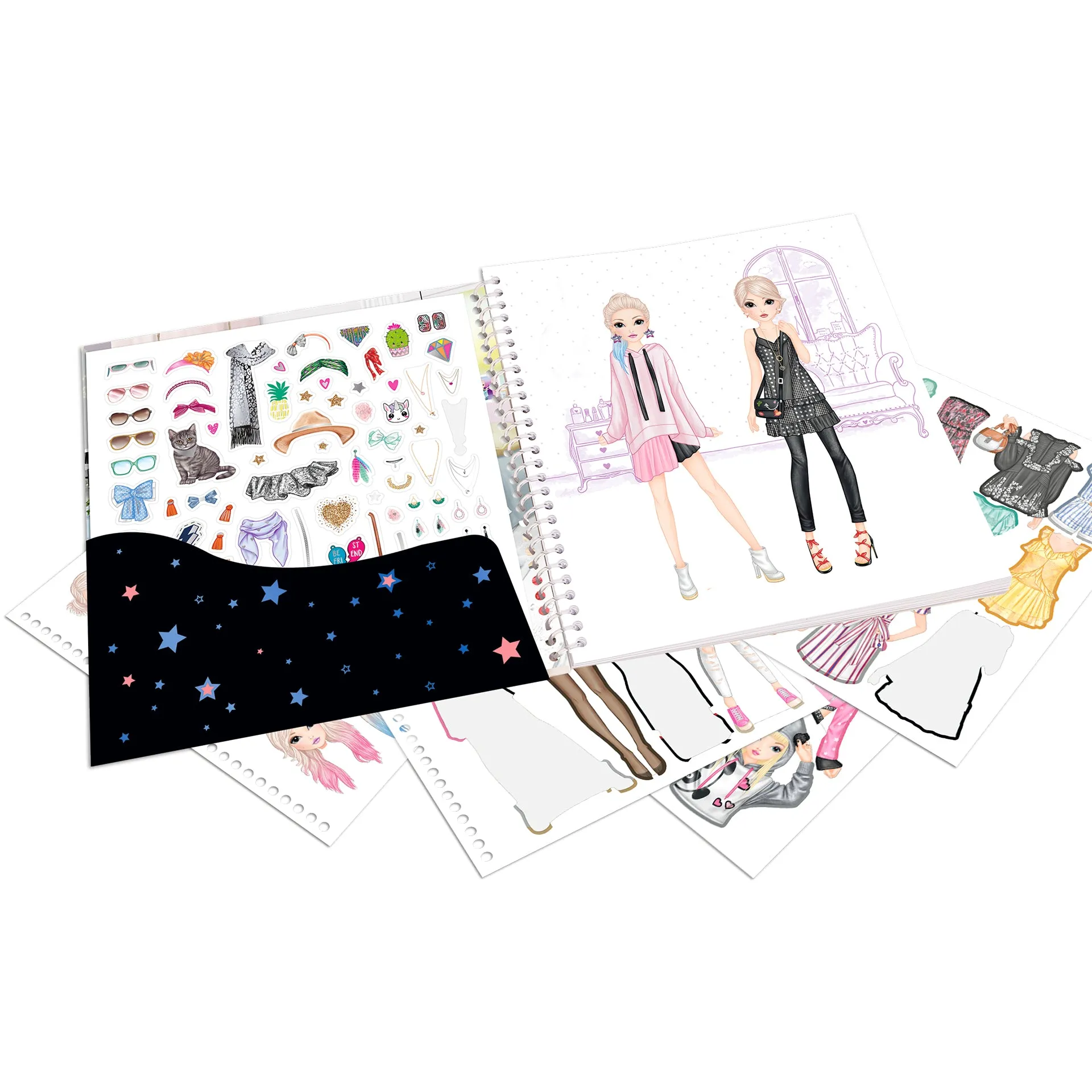 Depesche Topmodel Dress Me Up Stickerbook