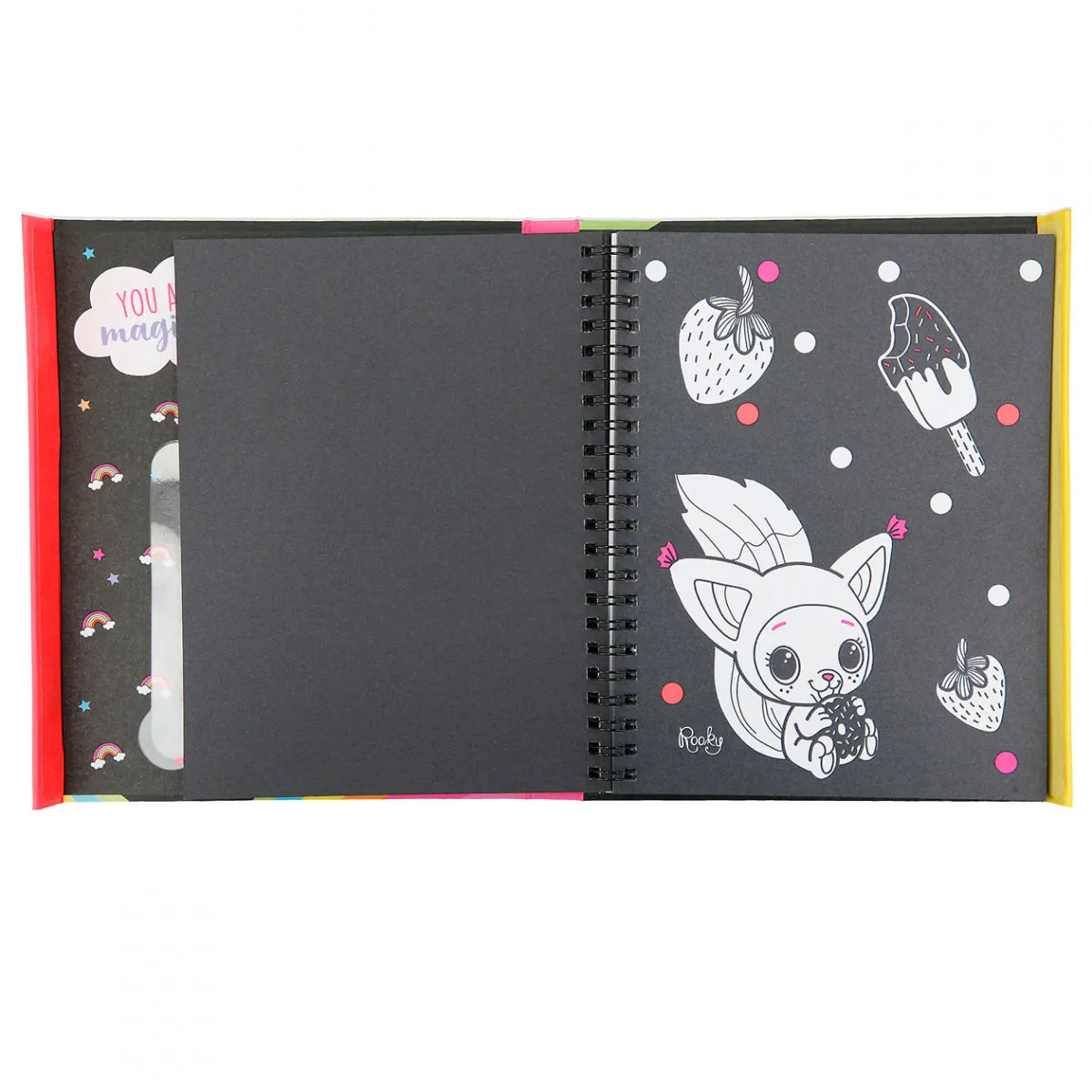 Depesche Ylvi Neon Colouring Book Set