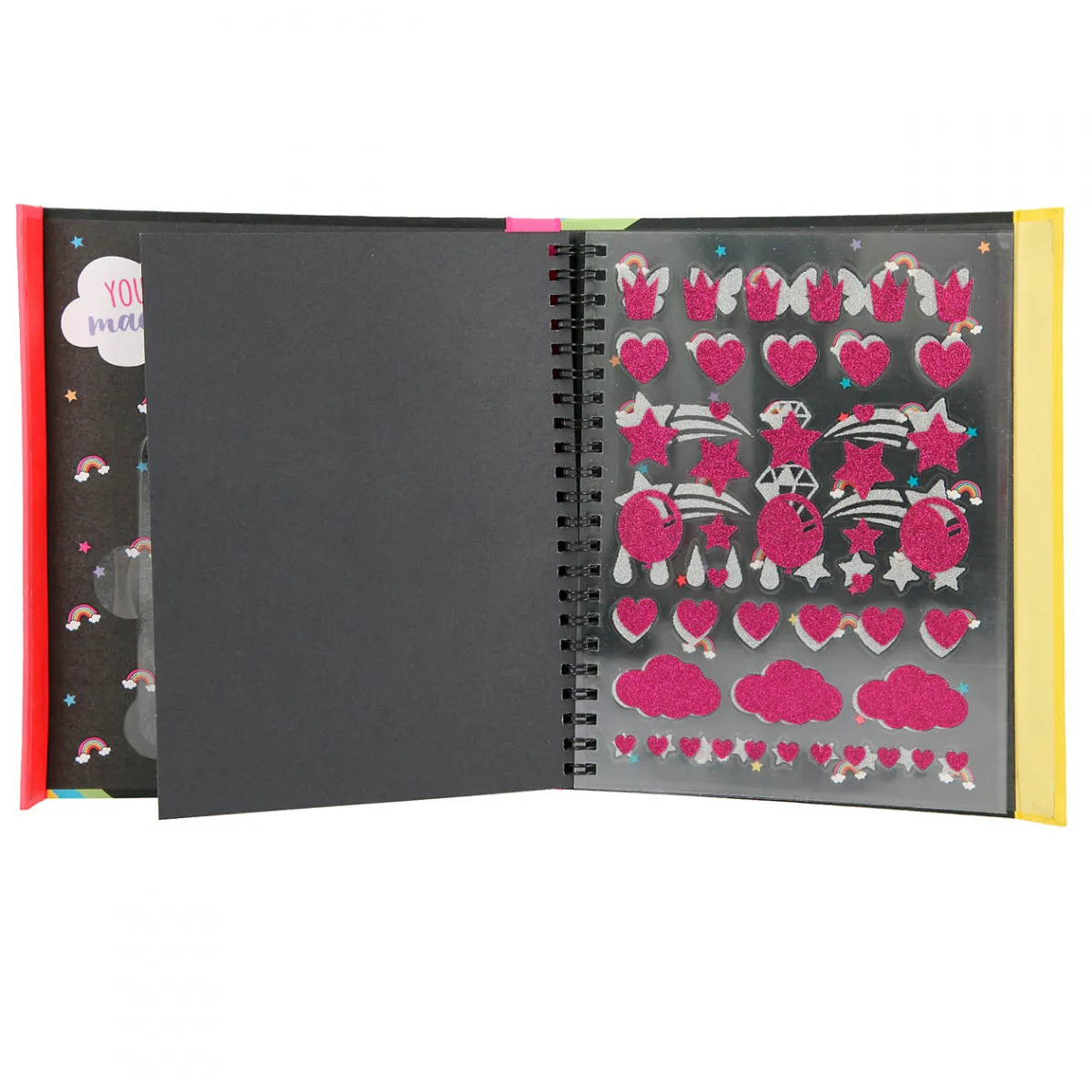 Depesche Ylvi Neon Colouring Book Set