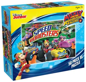 Disney Mickey Mouse And The Roadster Racers 50 Piece Xl Puzzle Speed Roadsters