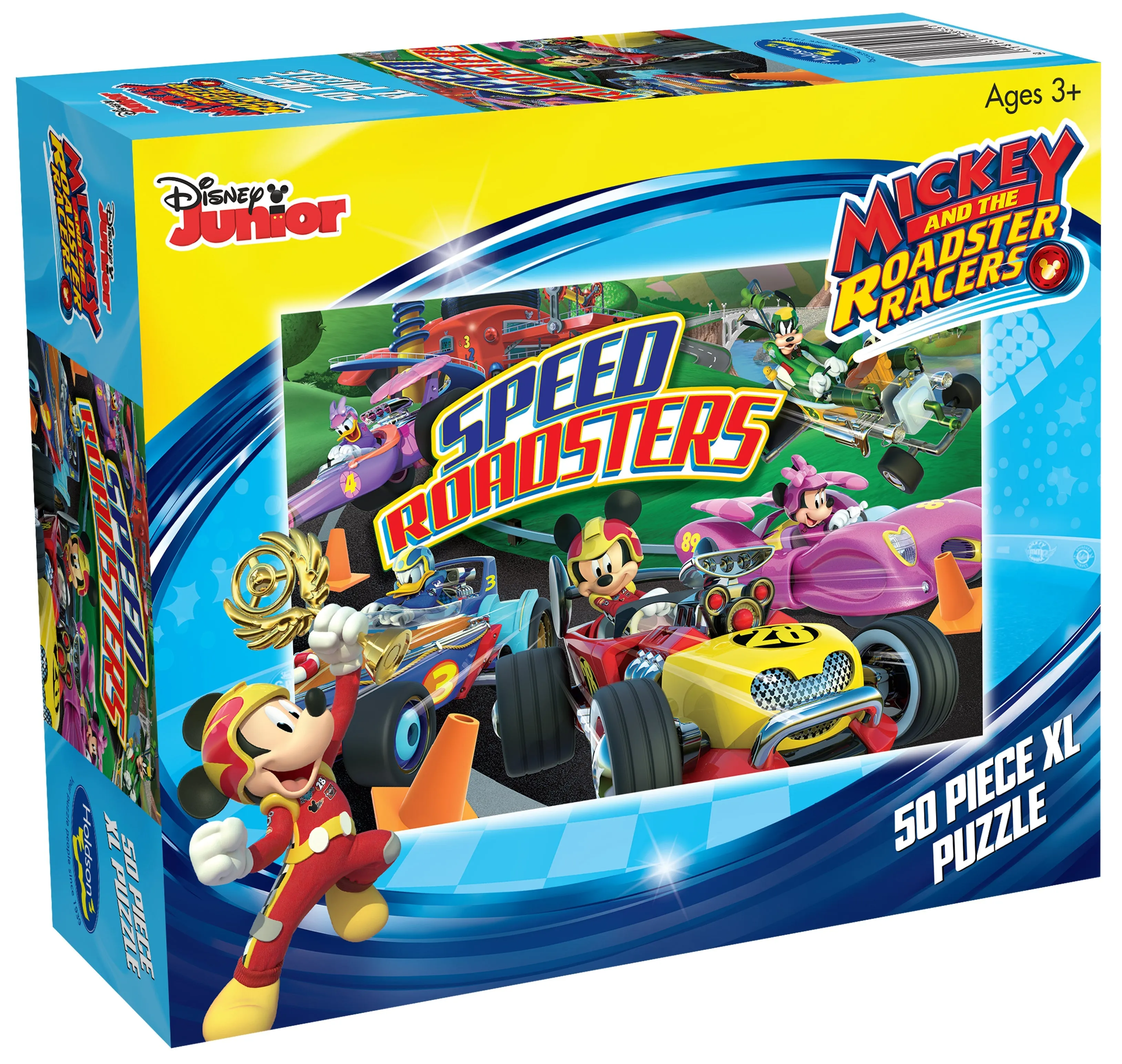 Disney Mickey Mouse And The Roadster Racers 50 Piece Xl Puzzle Speed Roadsters