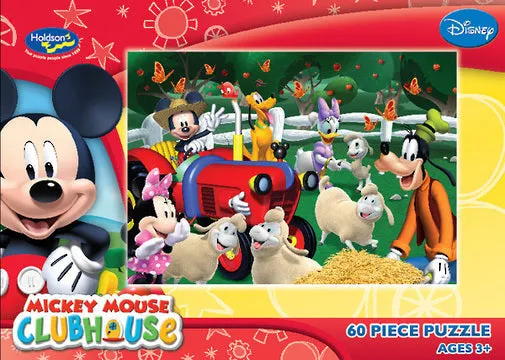 Disney Mickey Mouse Clubhouse 60 Piece Boxed Puzzle Mickeys Mouseka Tractor