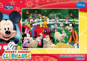 Disney Mickey Mouse Clubhouse 60 Piece Boxed Puzzle Mickeys Mouseka Tractor