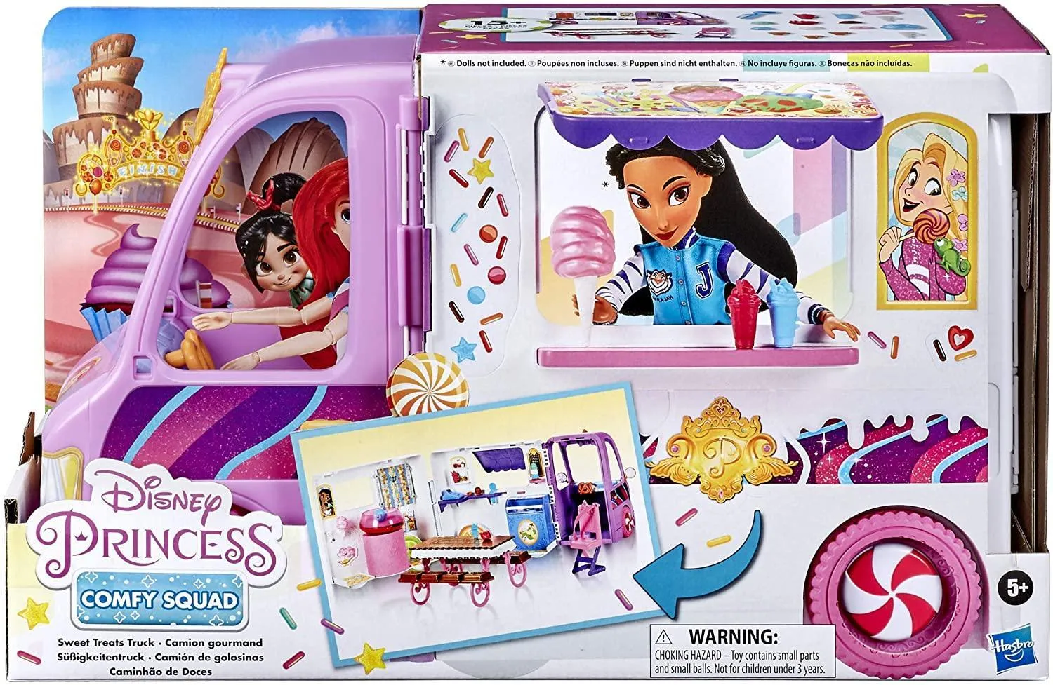 Disney Princess Comfy Squad Sweet Treats Truck, Playset