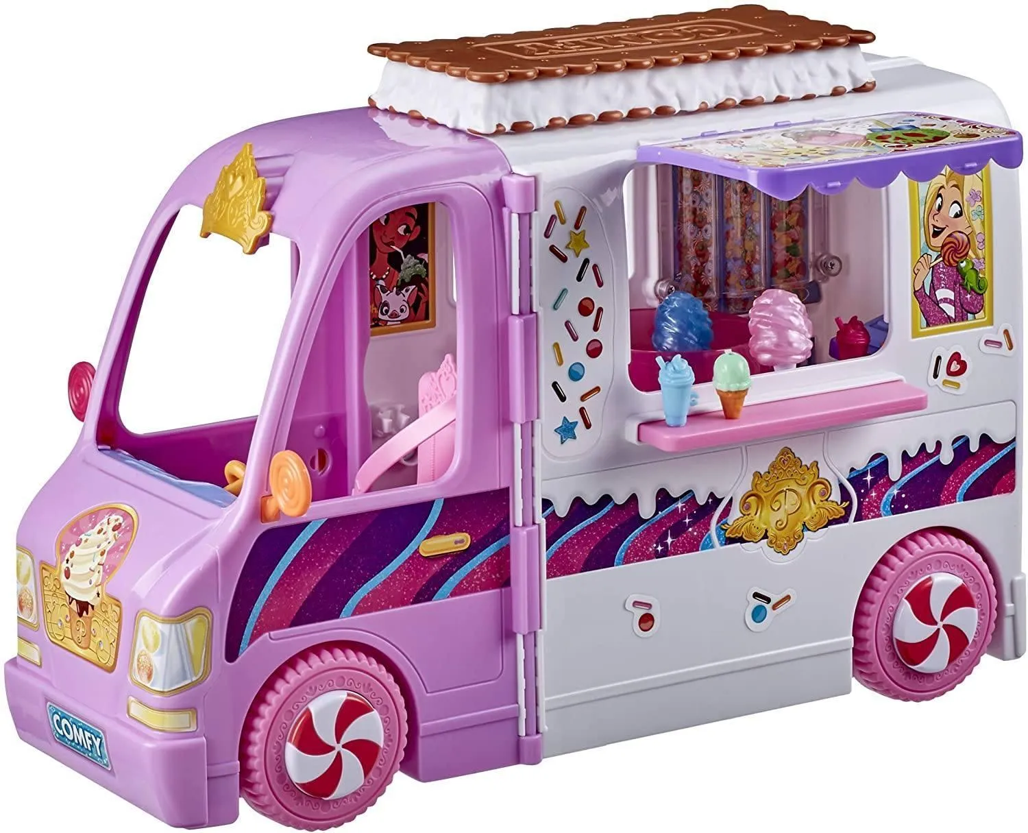 Disney Princess Comfy Squad Sweet Treats Truck, Playset