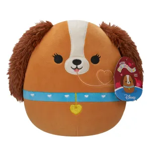 Disney Squishmallows Valentines 8 Inch Plush -  Lady with Kisses