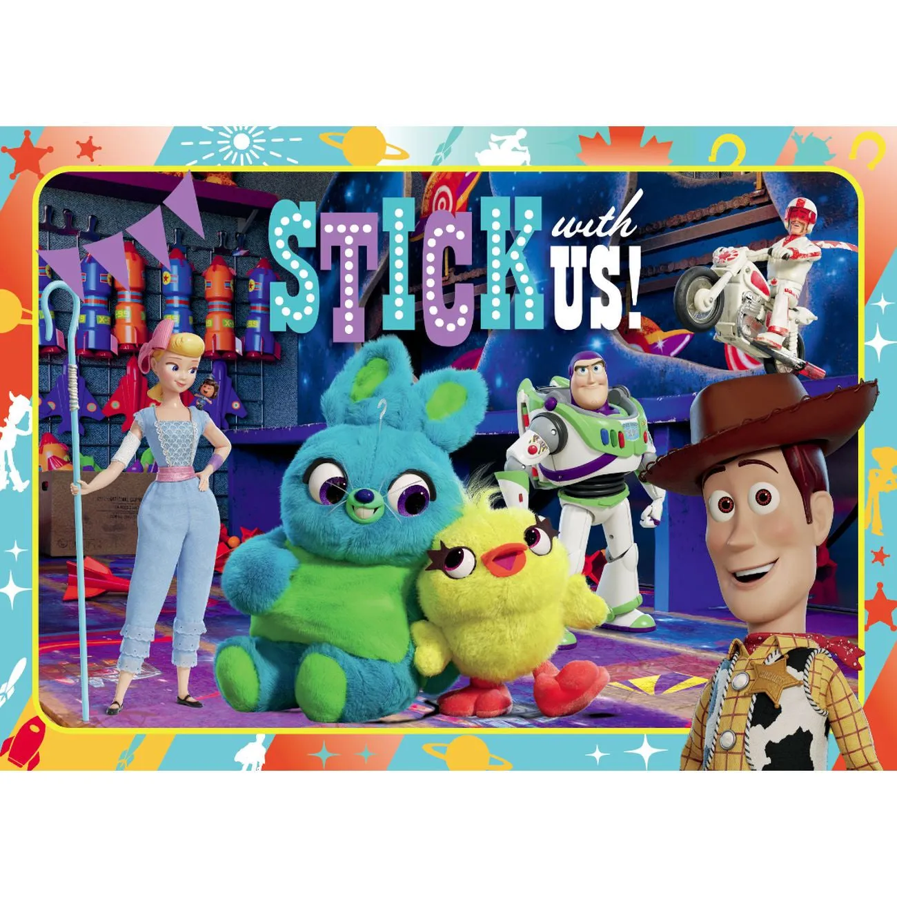 Disney Toy Story 4 35 Piece Piece Frame Tray Puzzle Assorted Styles