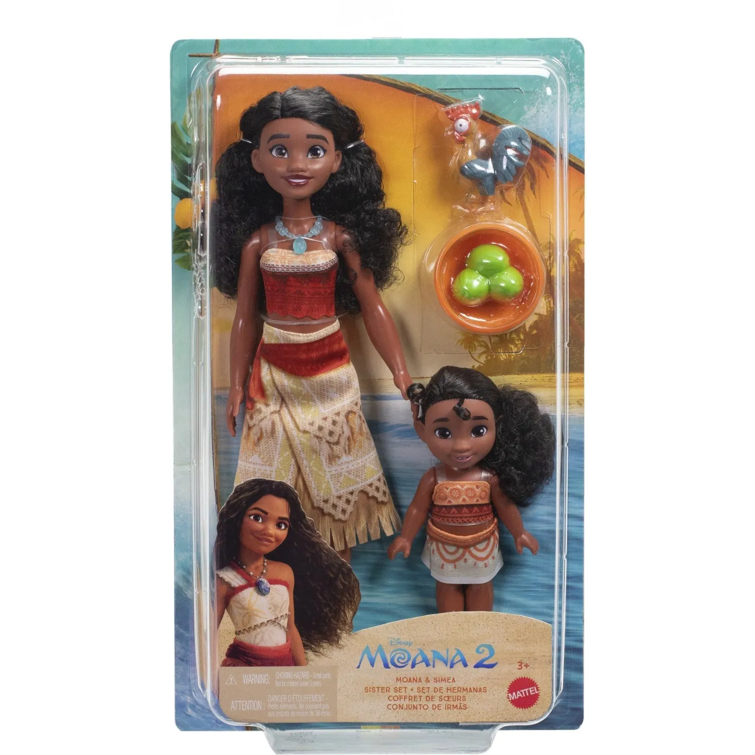 Disney Vaiana 2 Fashion Doll Moana & Simea 2-Pack