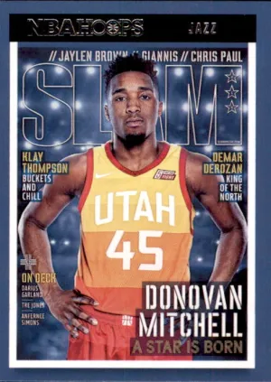 Donovan Mitchell, Slam, 2021-22 Panini Hoops Basketball NBA