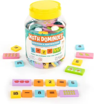 Educational Insights Math Dominoes Addition & Subtract