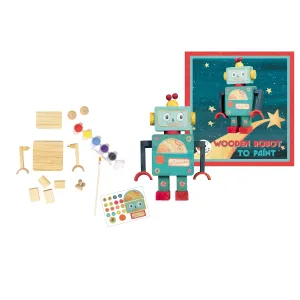 Egmont Toys Wooden Robot To Paint