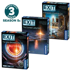 EXIT: The Game, Season 5a Three-Pack: The Gate Between Worlds, The Cursed Labyrinth & Kidnapped in Fortune City