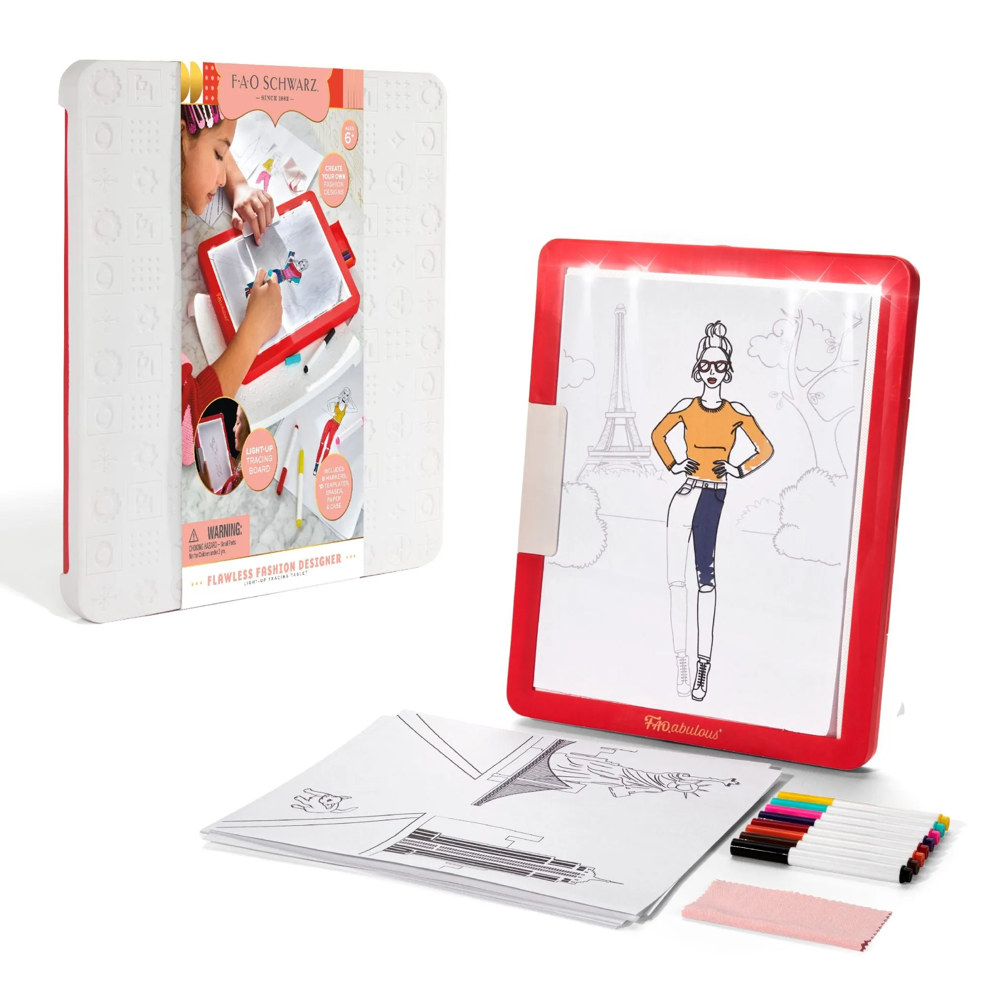 F.A.O. Schwarz Fashion Designer Light-Up Tracing Tablet