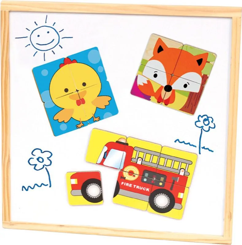 First Learning Wooden Magnetic Puzzle