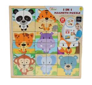 First Learning Wooden Magnetic Puzzle