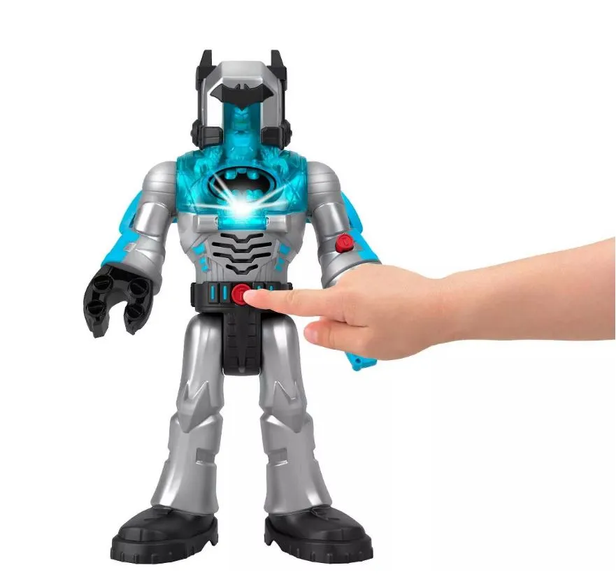 Fisher-Price Imaginex DC Super Friends Insider Action Figure Batman Grey