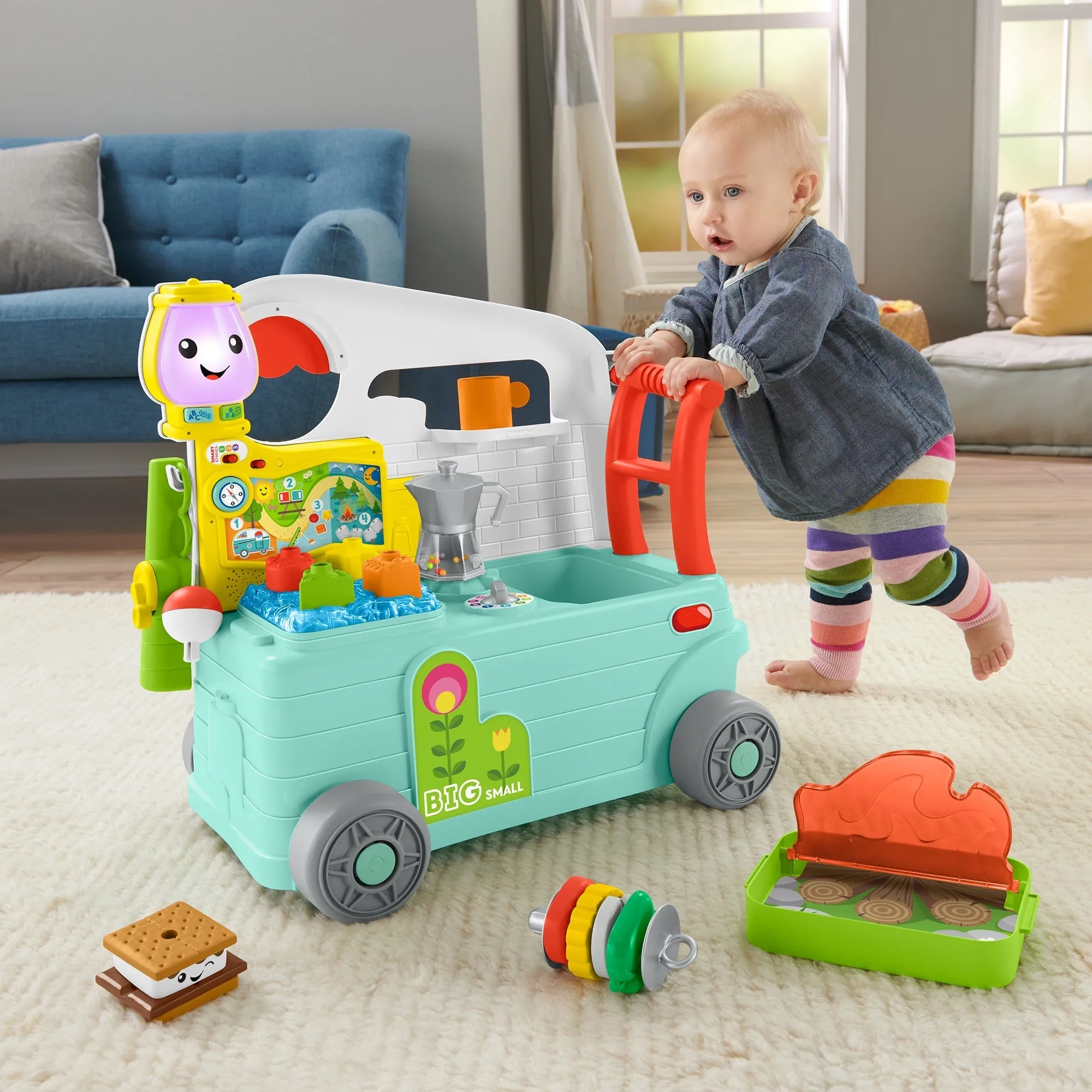 Fisher-Price Laugh & Learn 3-In-1 On The Go Camper