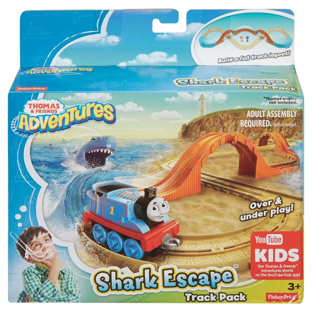 Fisher-Price T&F Adventures Shark Escape Track Pack
