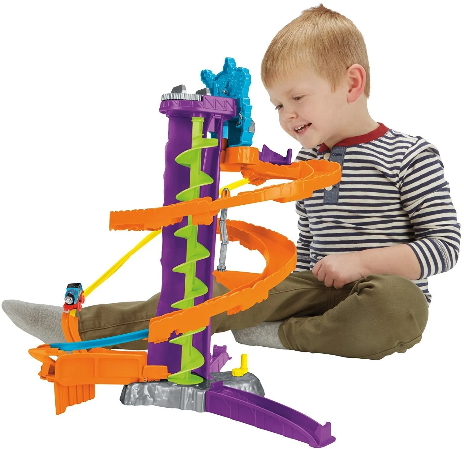 Fisher-Price Thomas & Friends Minis Steelworks Stunt Set