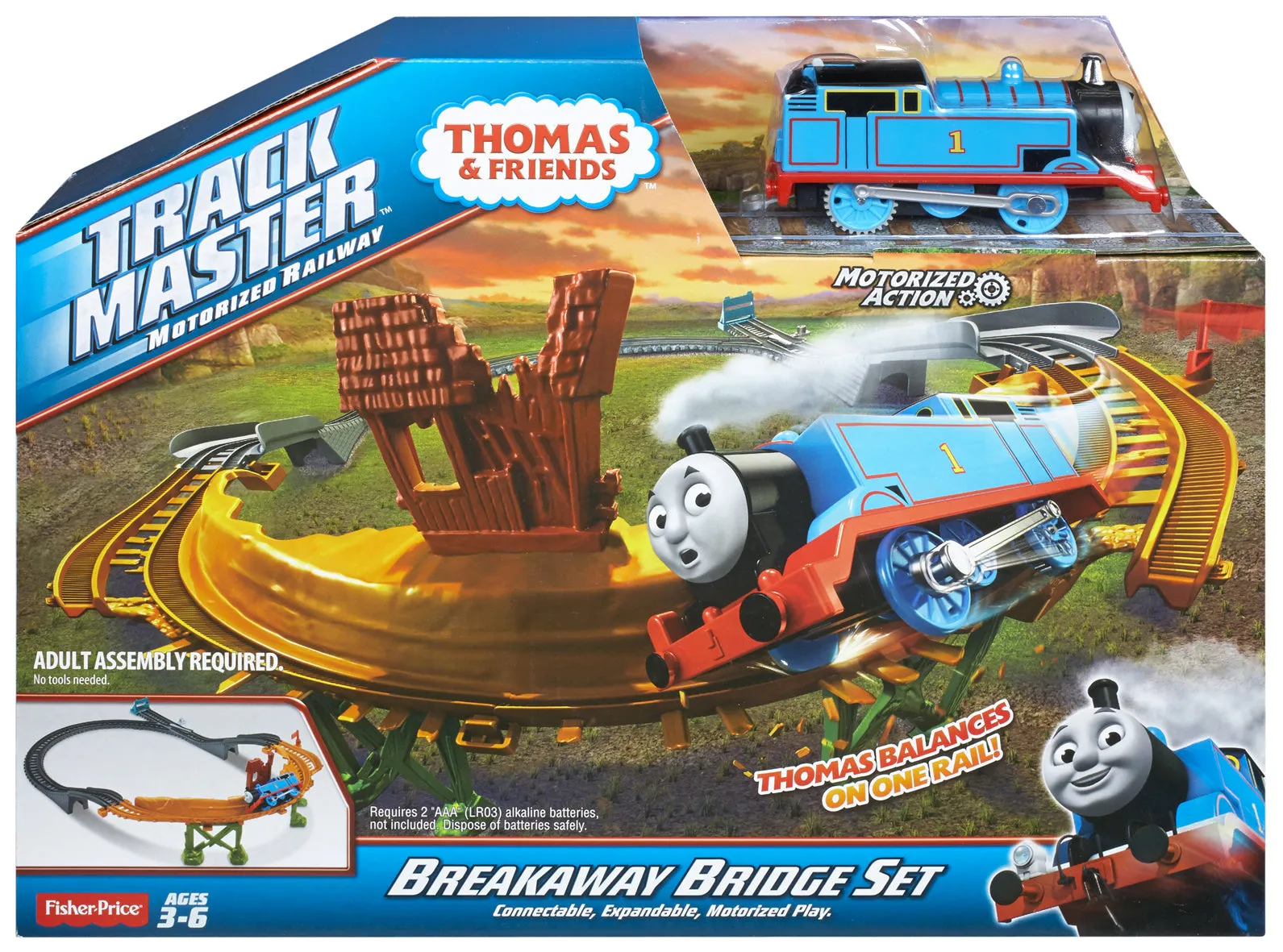 Fisher-Price Thomas & Friends Trackmaster Breakaway Bridge Set