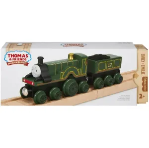 Fisher-Price Thomas & Friends Wooden Railway Emily Engine And Coal-Car