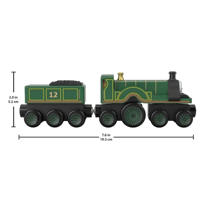 Fisher-Price Thomas & Friends Wooden Railway Emily Engine And Coal-Car