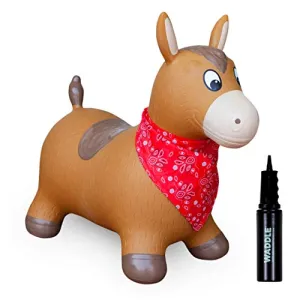 Flybar Waddle Bouncer! Ride On Bouncy Horse