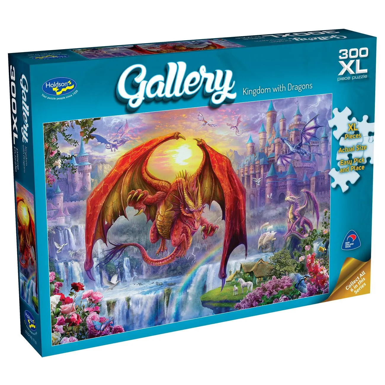 Gallery 300Xl Piece Puzzle Kingdom With Dragons