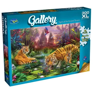 Gallery 300Xl Piece Puzzle Tigers At The Ancient Stream