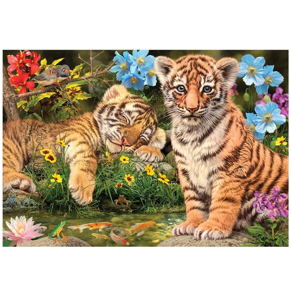 Gallery Series 7 300 Piece Xl Puzzle Tiger Cubs