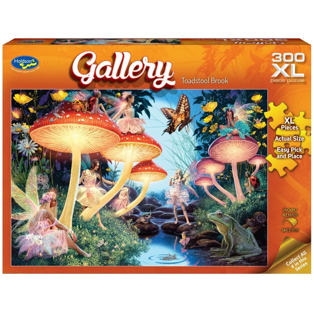 Gallery Series 7 300 Piece Xl Puzzle Toadstool Brook