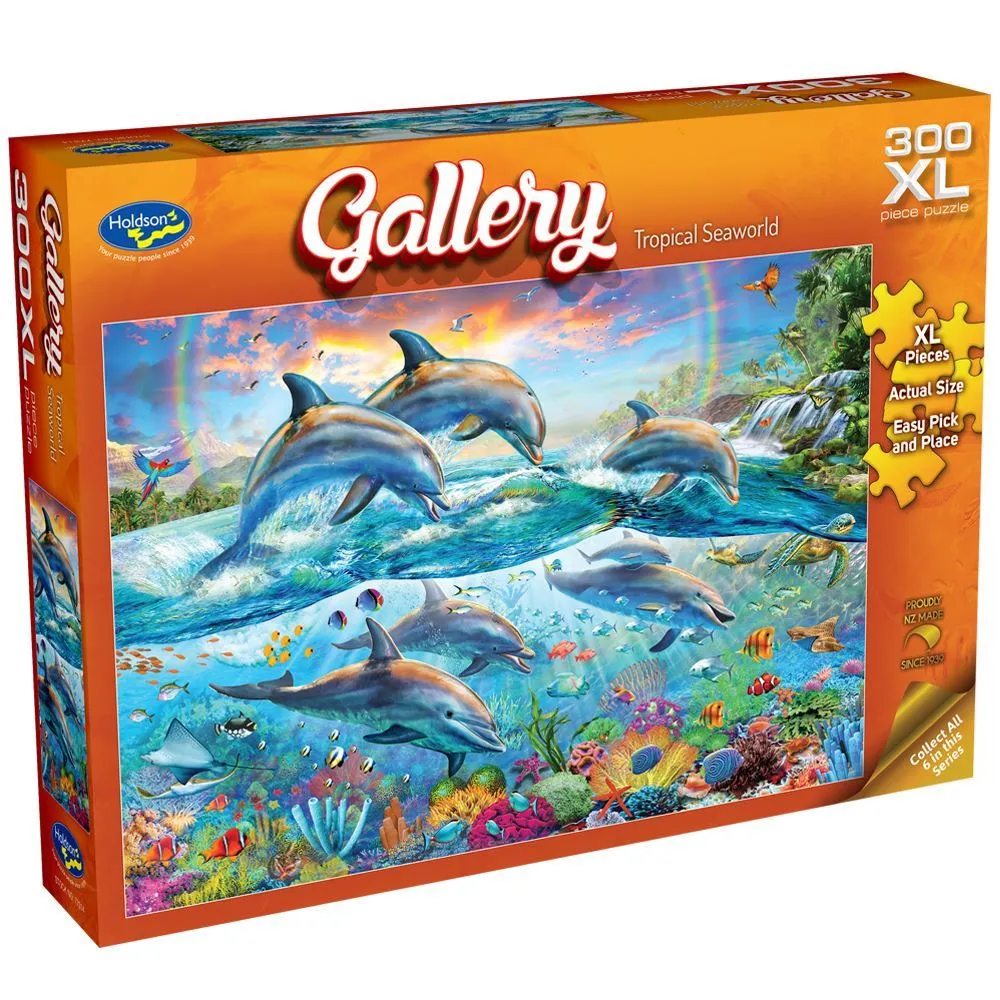 Gallery Series 7 300 Piece Xl Puzzle Tropical Seaworld