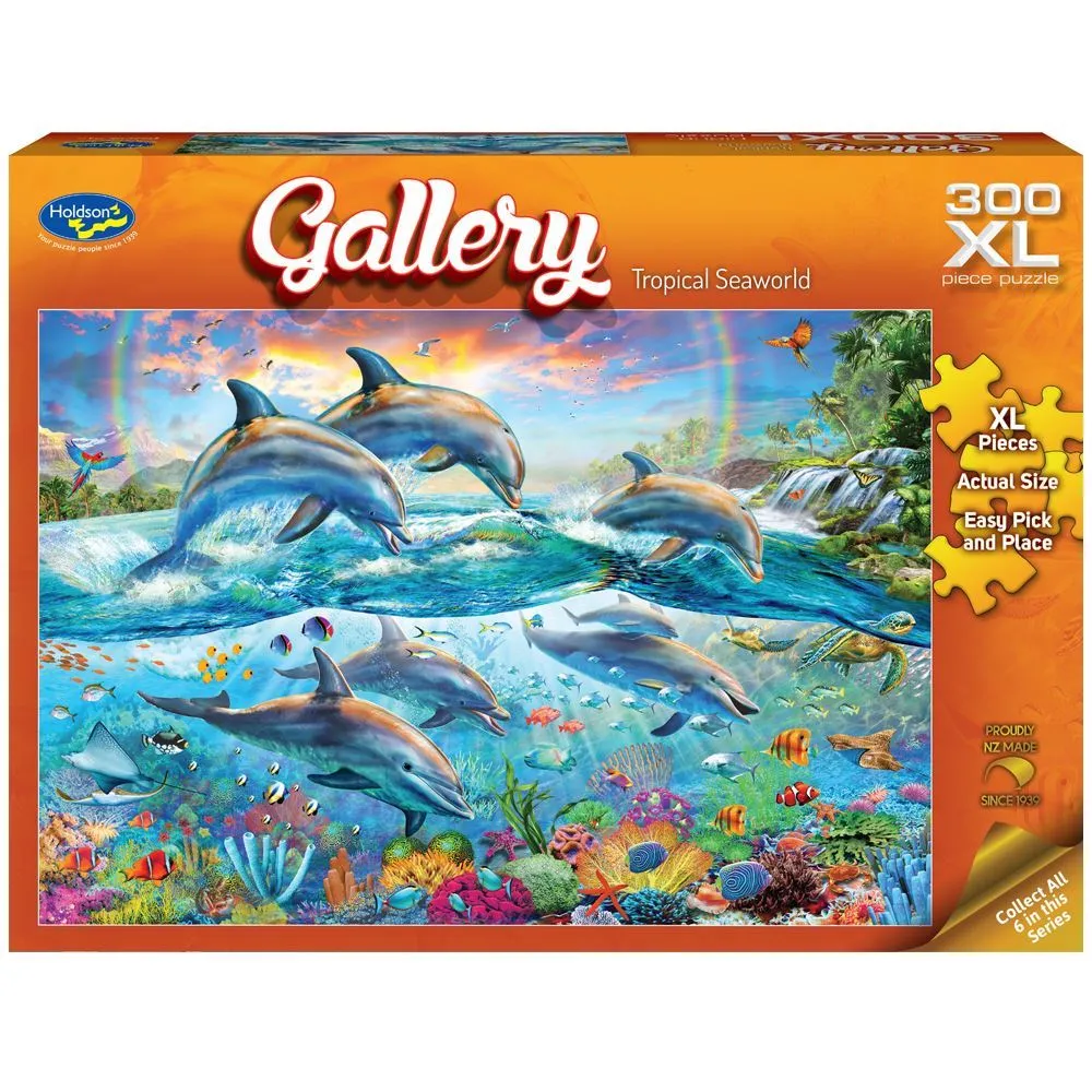 Gallery Series 7 300 Piece Xl Puzzle Tropical Seaworld