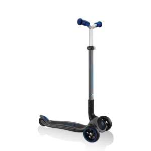 Globber Master Prime Foldable Scooter - Black / Navy Blue (4 - 14Y)